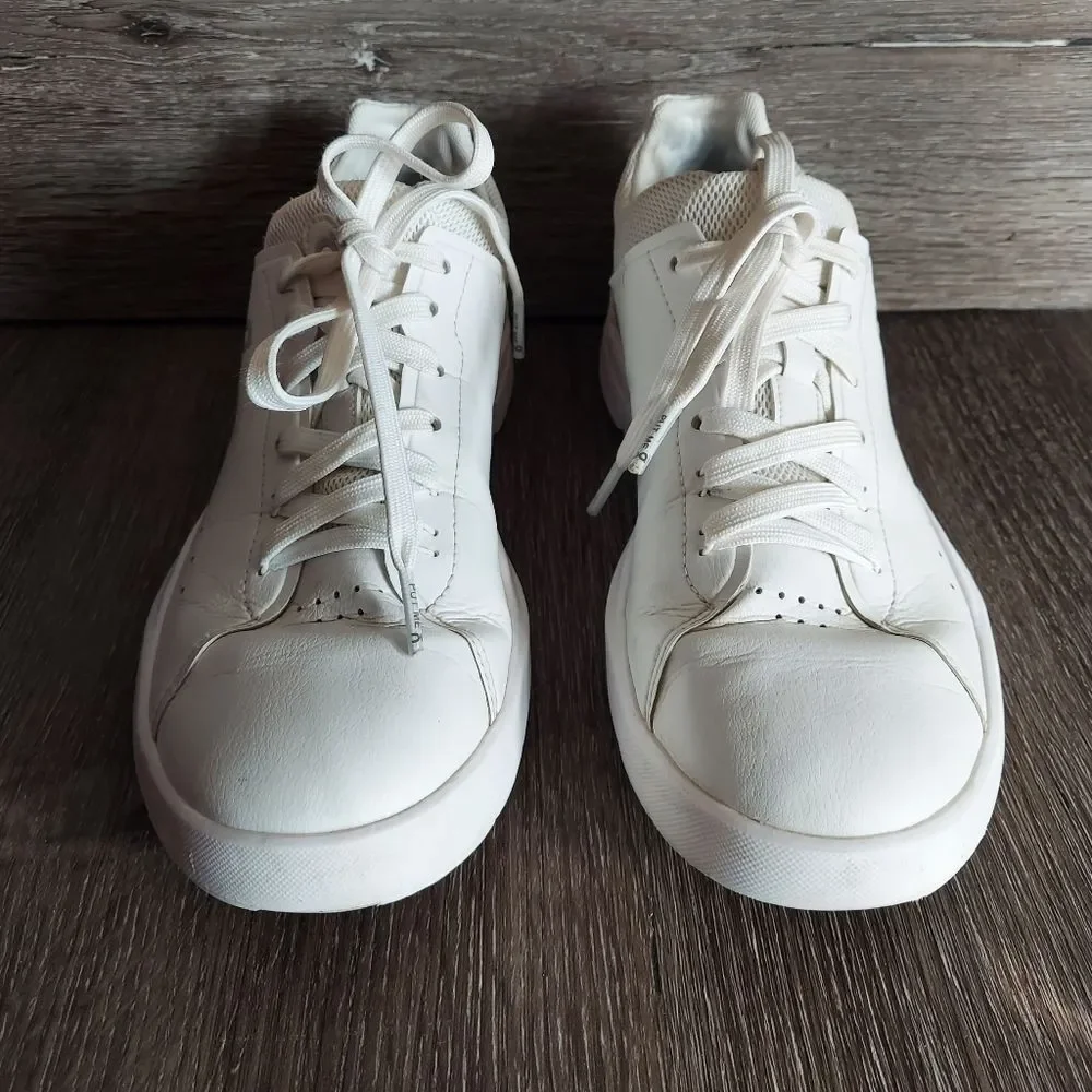 On Running White Low-Top Athletic Sneakers - Picture 3 of 9